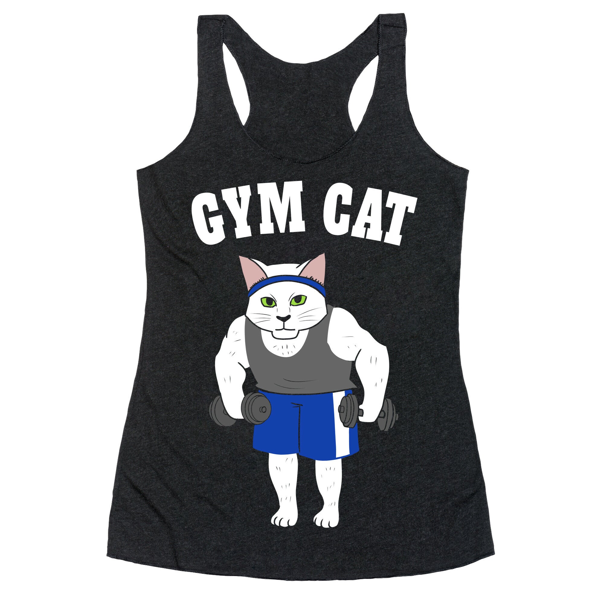Gym Cat Racerback Tank